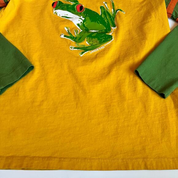 Lands End Frog Raglan Tee - Picture 4 of 8